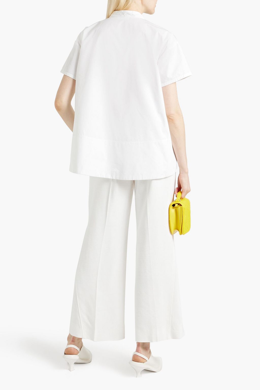 JIL SANDER Cotton-poplin top