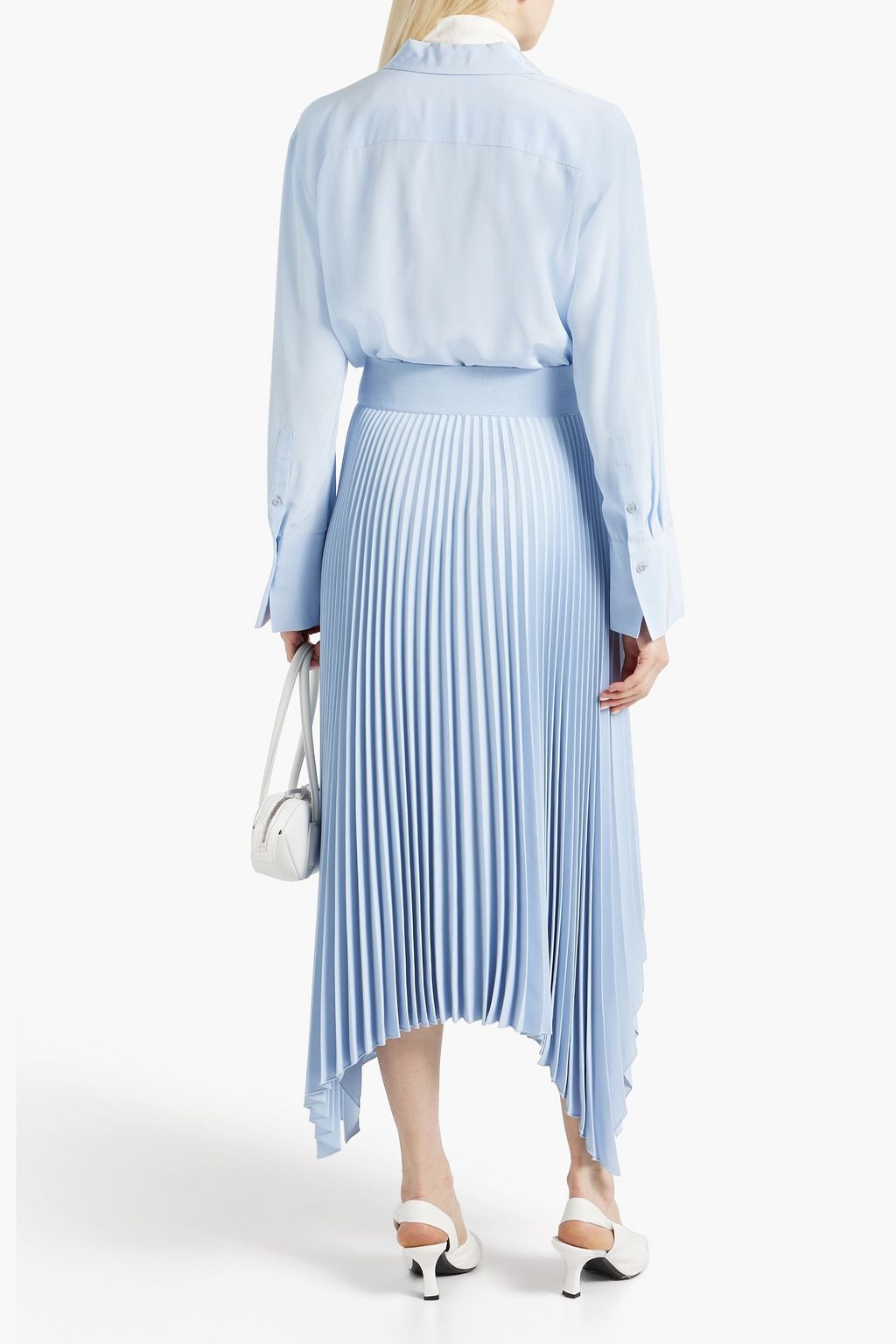 JOSEPH Bold silk crepe de chine shirt