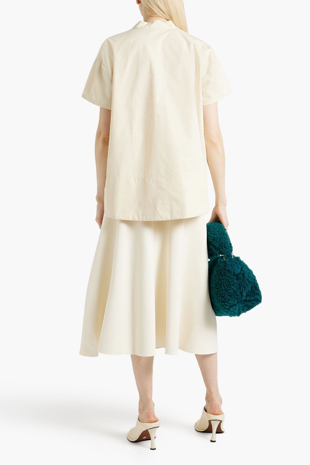 JIL SANDER Cotton-poplin top