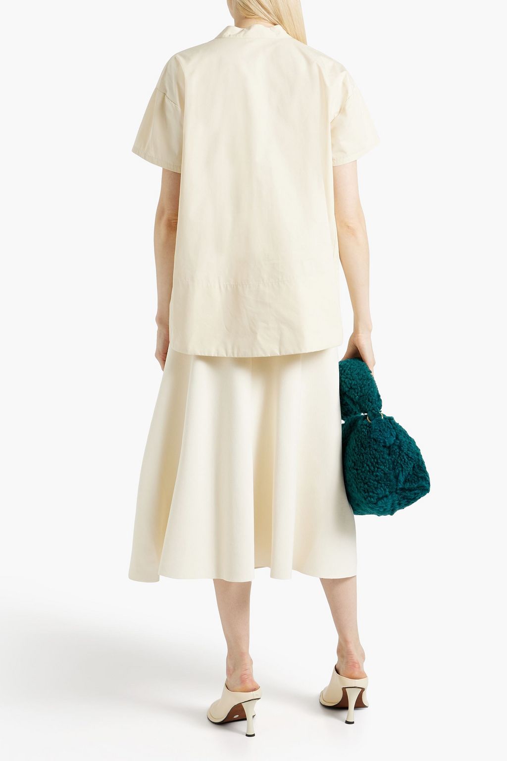 JIL SANDER Knitted midi skirt