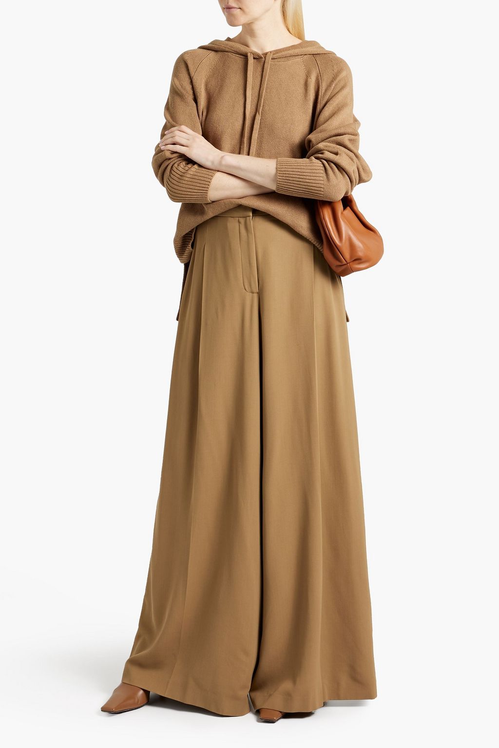 JOSEPH Pullover aus einer Seidenmischung mit Kapuze