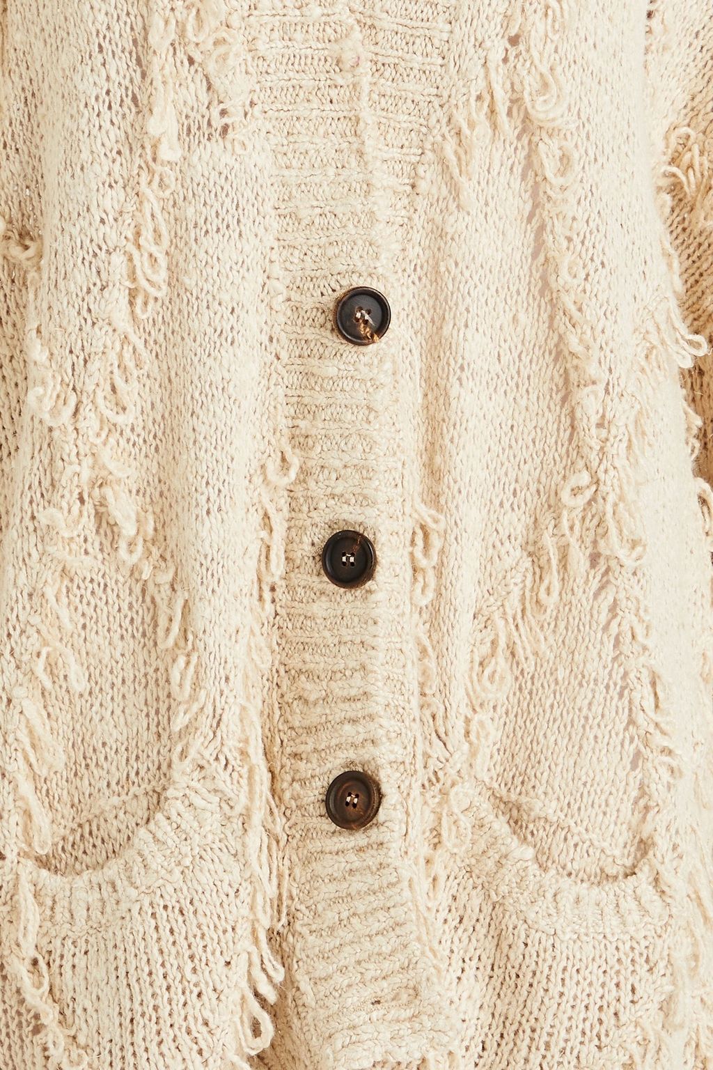 BRUNELLO CUCINELLI Bouclé linen and silk-blend cardigan