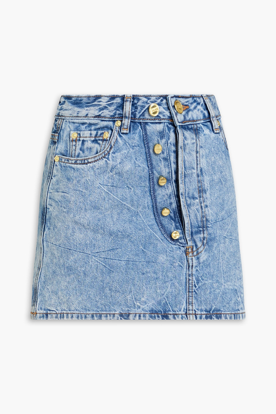 Denim mini skirt