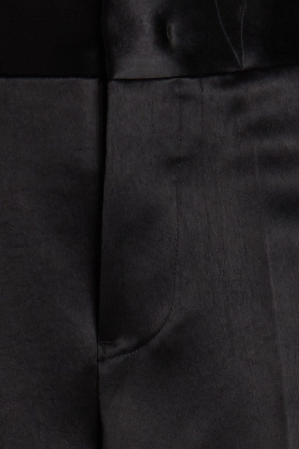 JIL SANDER بنطال من الساتان بقصة تضيق تدريجياً