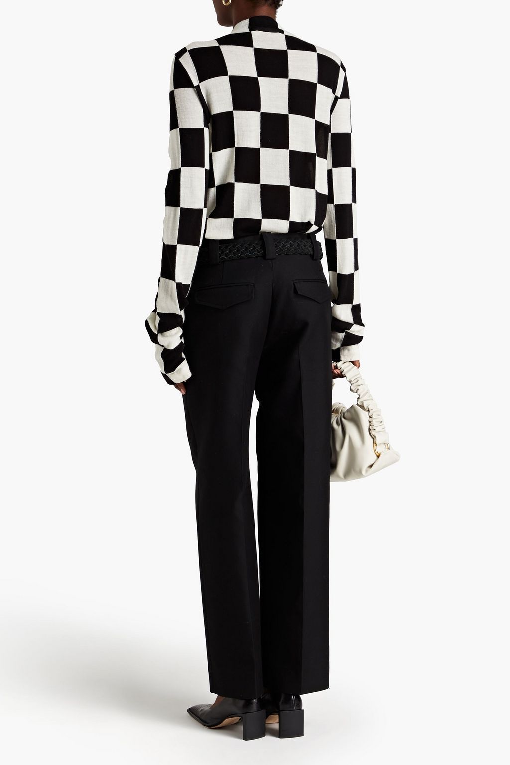 JIL SANDER Cotton straight-leg pants