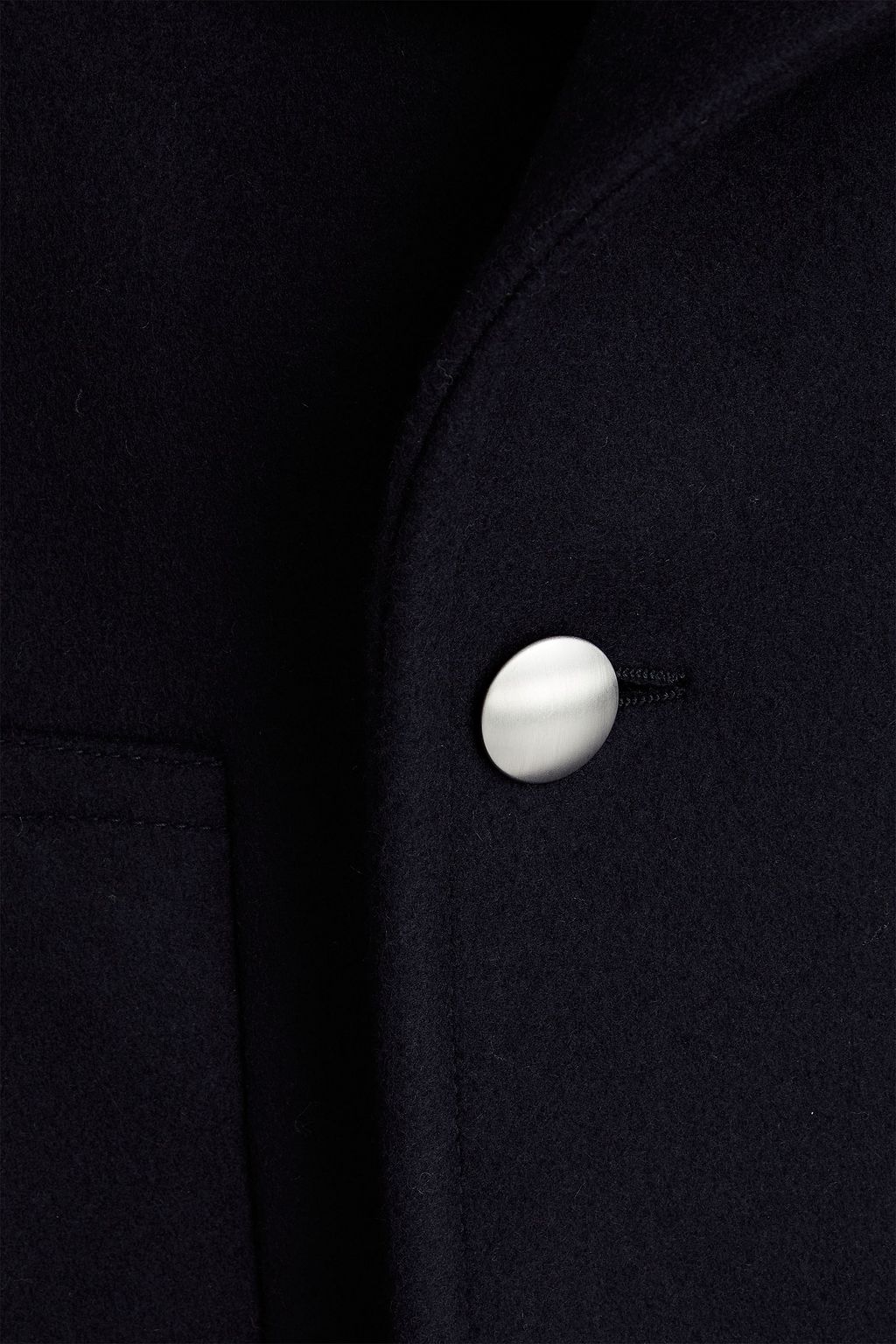 JIL SANDER Wool-felt peacoat