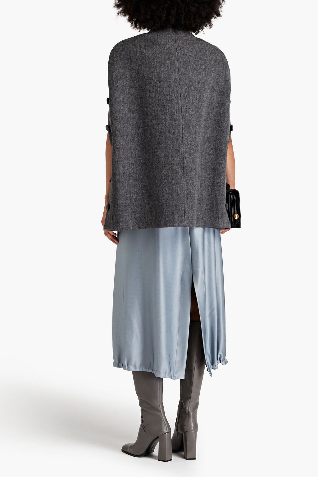 JIL SANDER Mélange wool-blend jacket