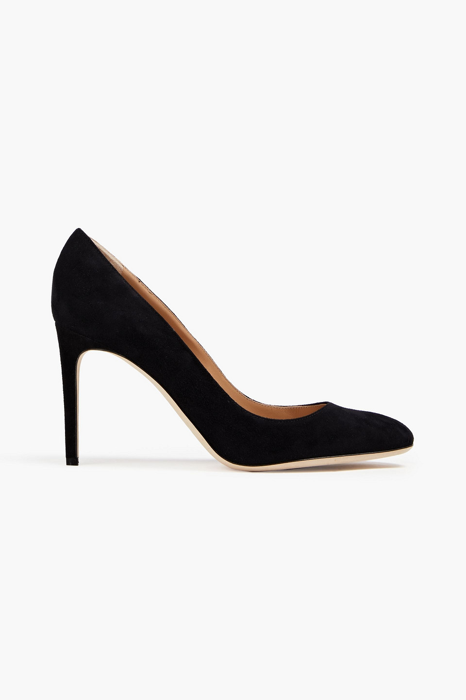 Sergio Rossi Suede Pumps In Black