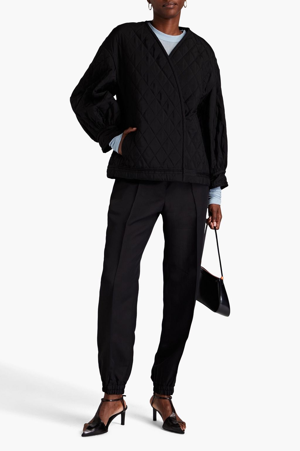JIL SANDER Quilted shell jacket