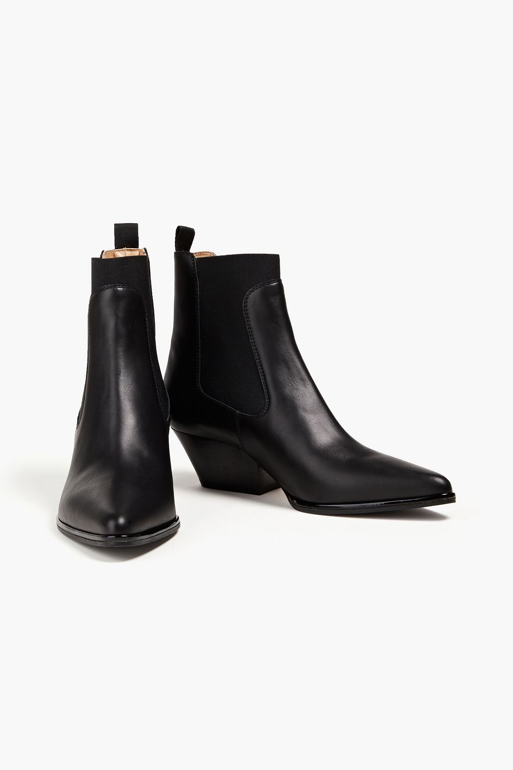 SERGIO ROSSI Leather ankle boots
