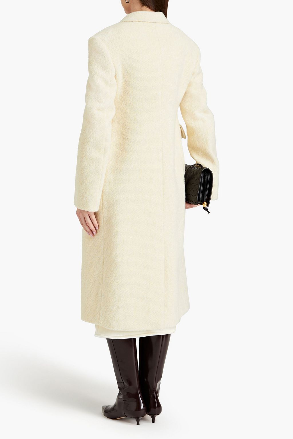 JIL SANDER 더블 브레스티드 부클레 코트