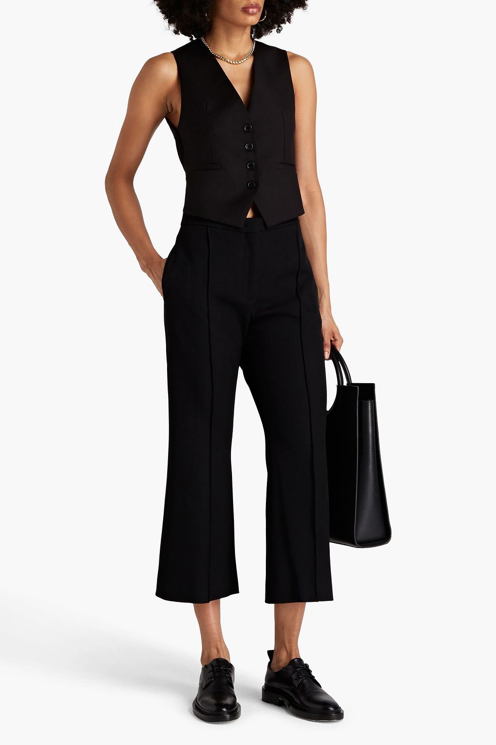 JIL SANDER ギャバジン キックフレアパンツ