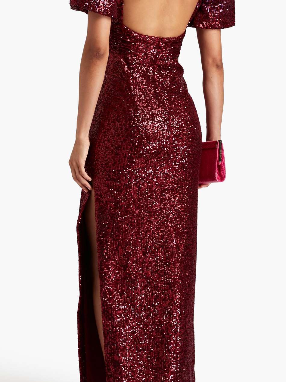 nikita cutout sequined tulle gown
