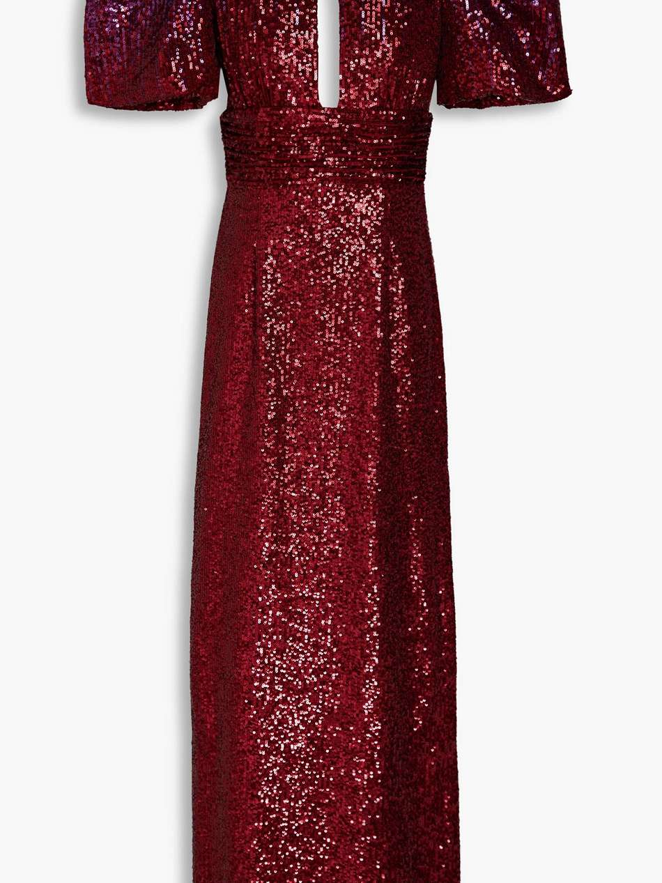 nikita cutout sequined tulle gown