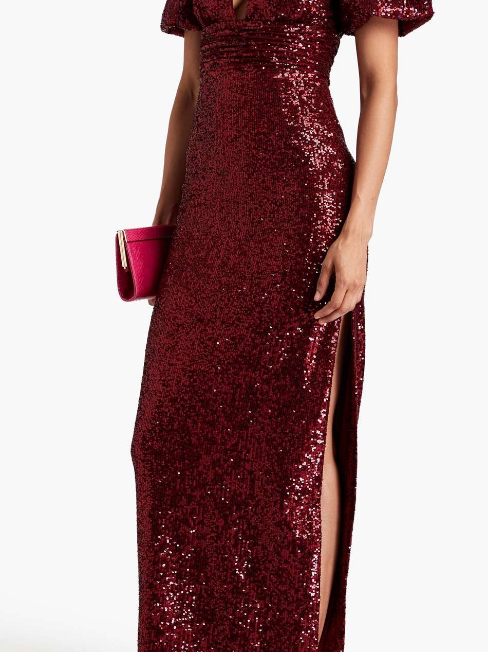 nikita cutout sequined tulle gown