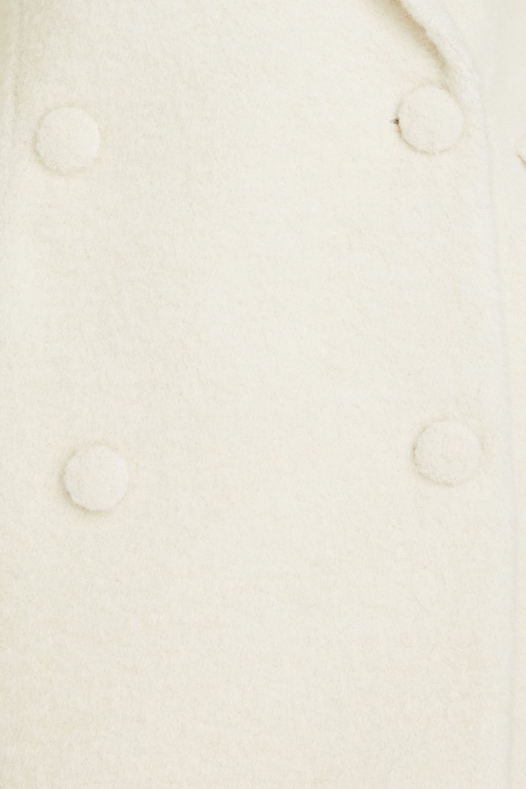 JIL SANDER Double-breasted brushed wool-blend jacket