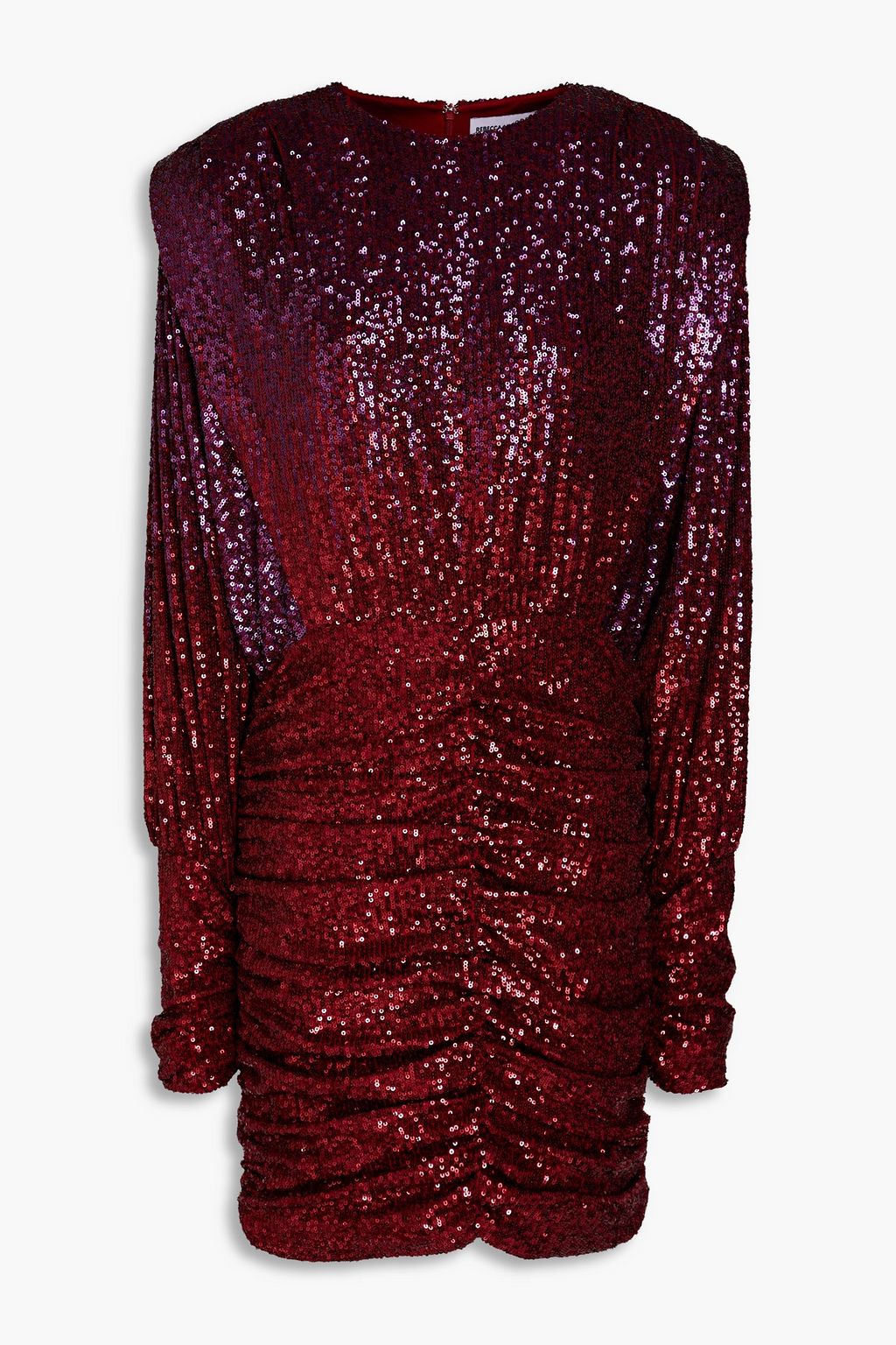 REBECCA VALLANCE Nikita ruched sequined tulle mini dress | THE OUTNET