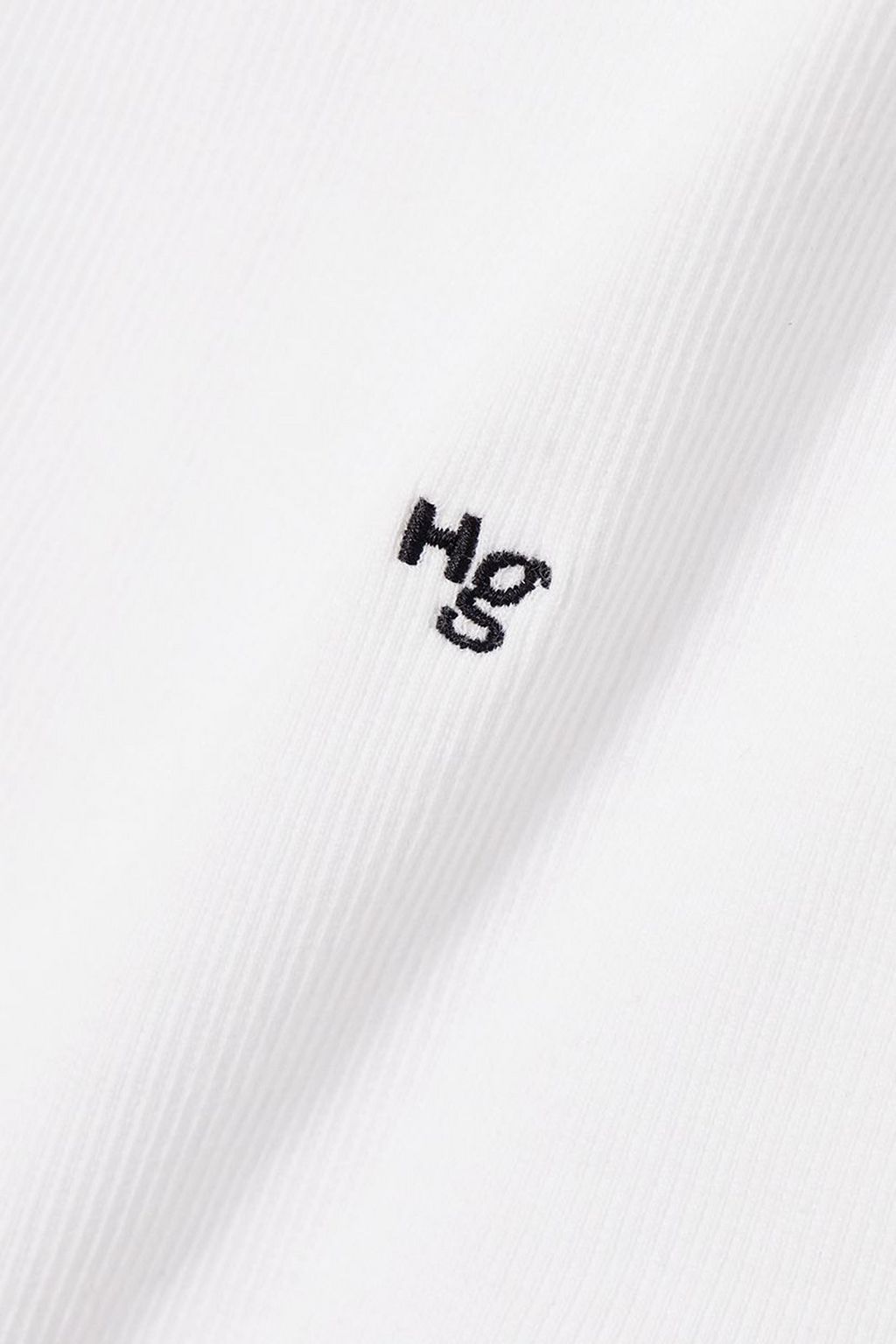 HOMMEGIRLS بودي سوت قصيرة من قطن جيرسي مطاطي مضلّع