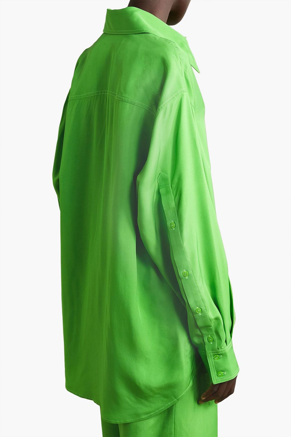 CHRISTOPHER JOHN ROGERS Oversized twill shirt