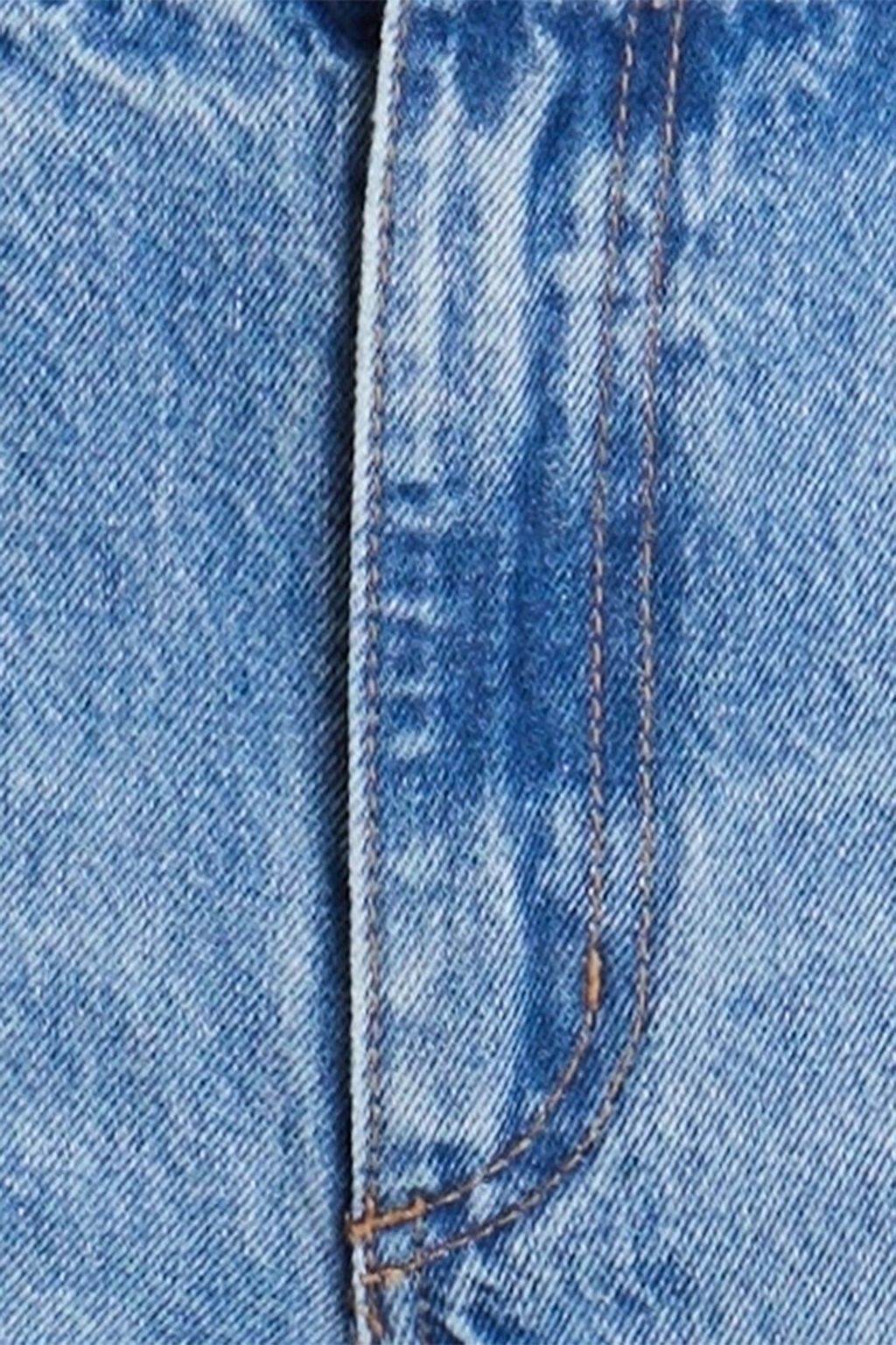 NOBODY DENIM جينز 'هاردي' قصير بأرجل مستقيمة وخصر عالٍ