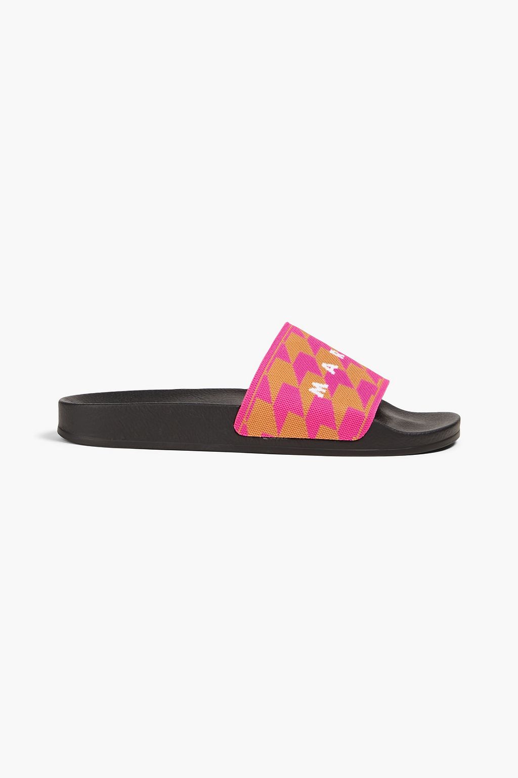 MARNI Houndstooth jacquard slides | THE OUTNET