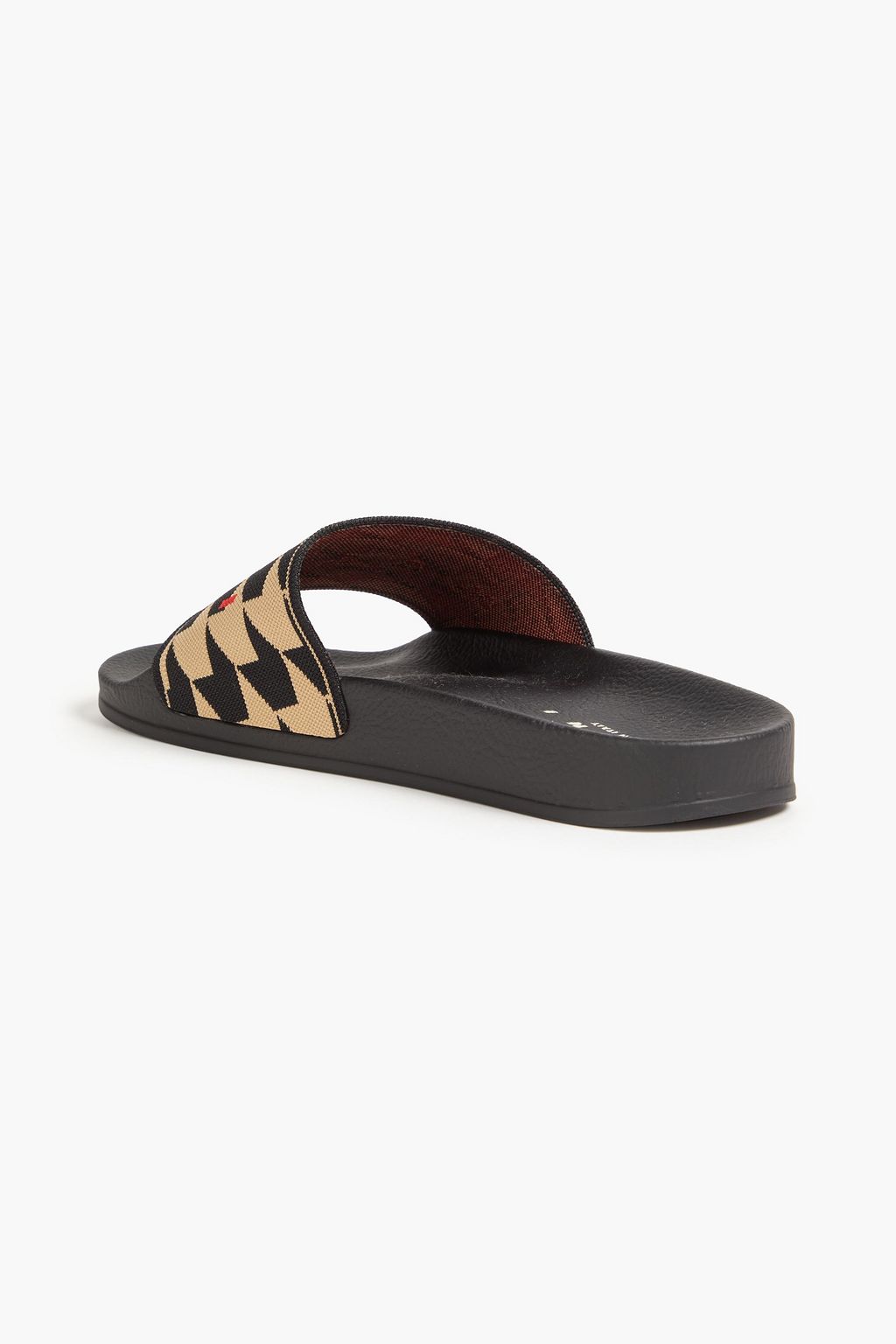 MARNI Houndstooth jacquard slides