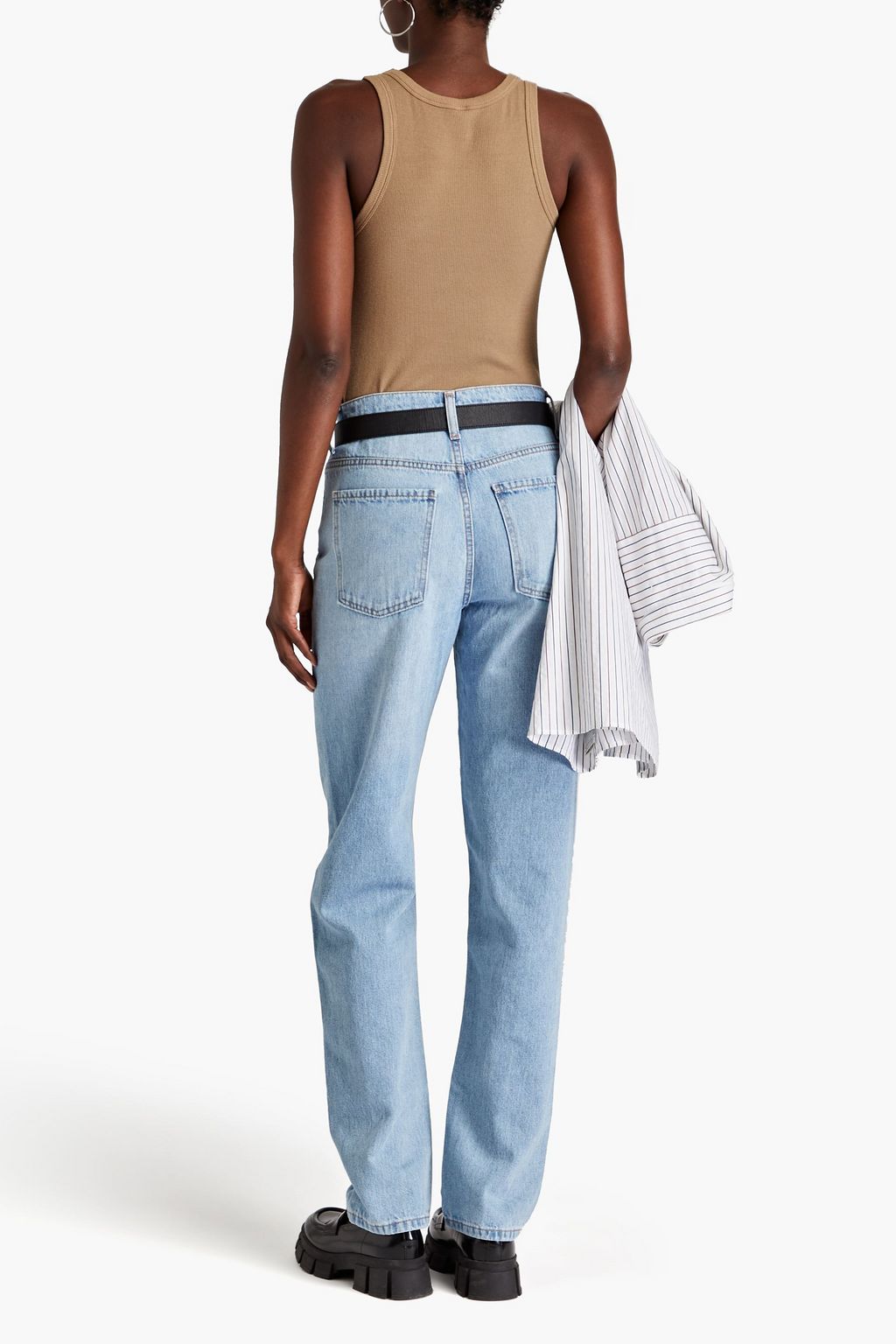 NOBODY DENIM جينز 'آندي' بأرجل ضيقة وخصر عالٍ