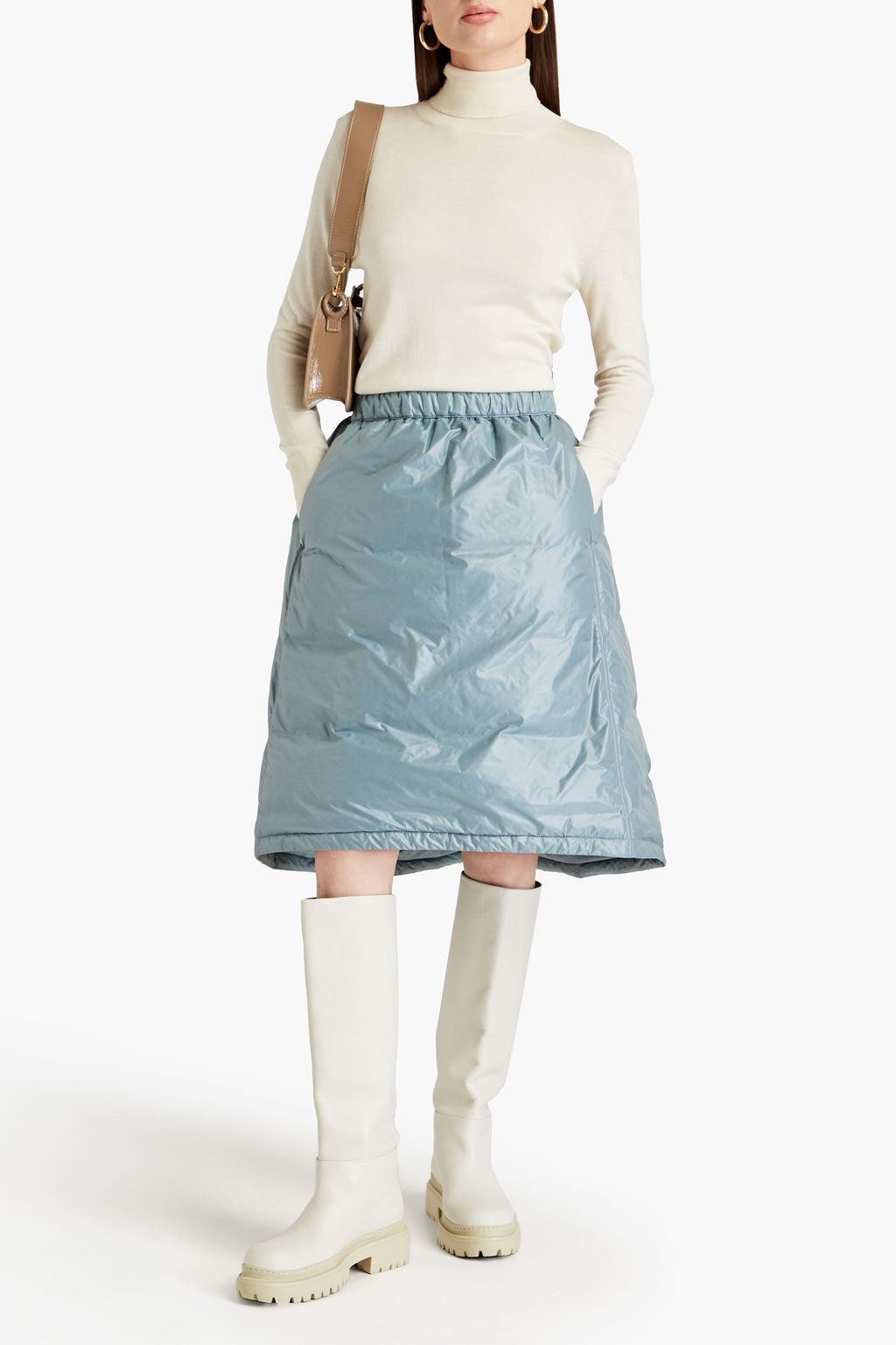 JIL SANDER+ تنورة من قماش عازل
