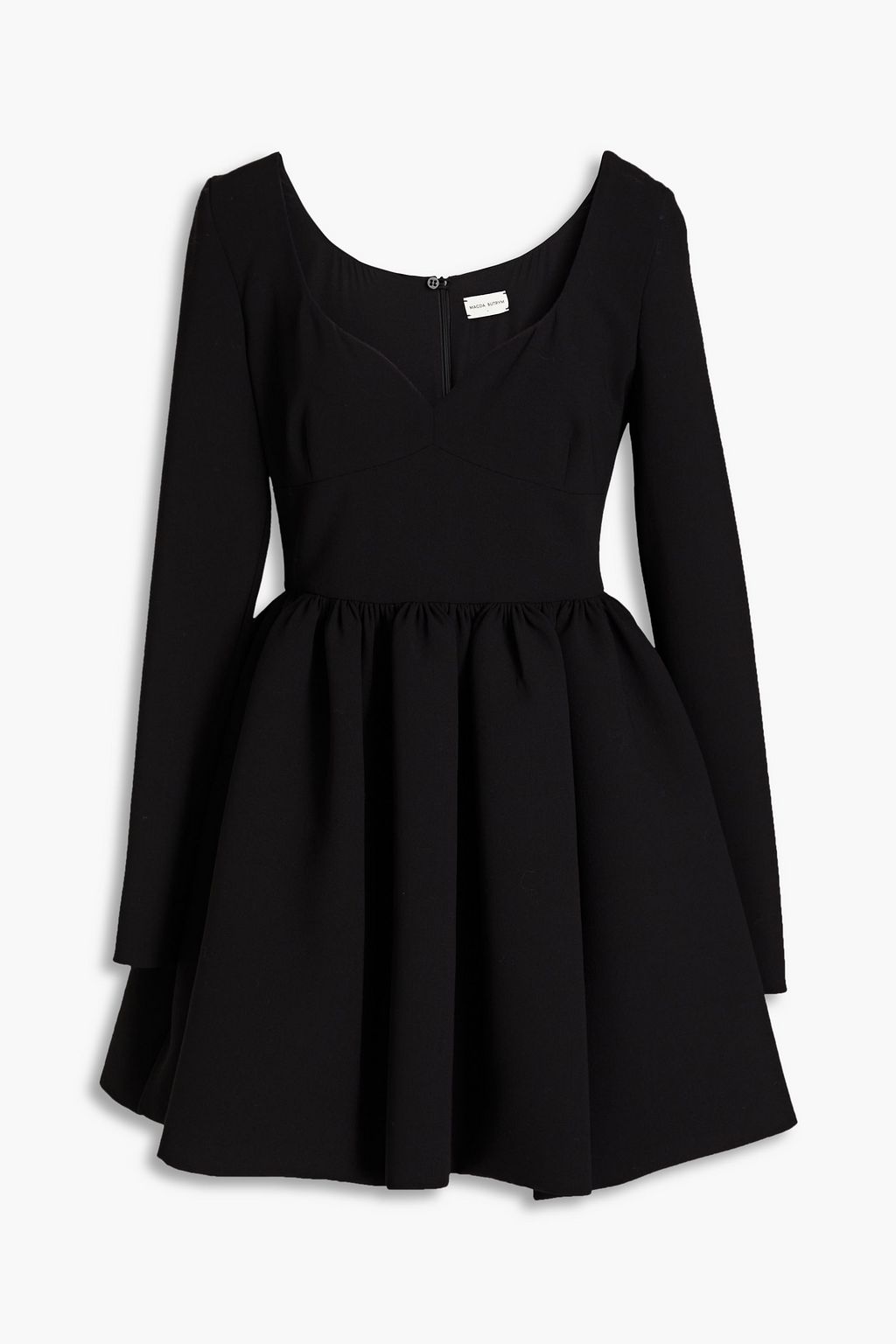 MAGDA BUTRYM Gathered wool-blend crepe mini dress | THE OUTNET