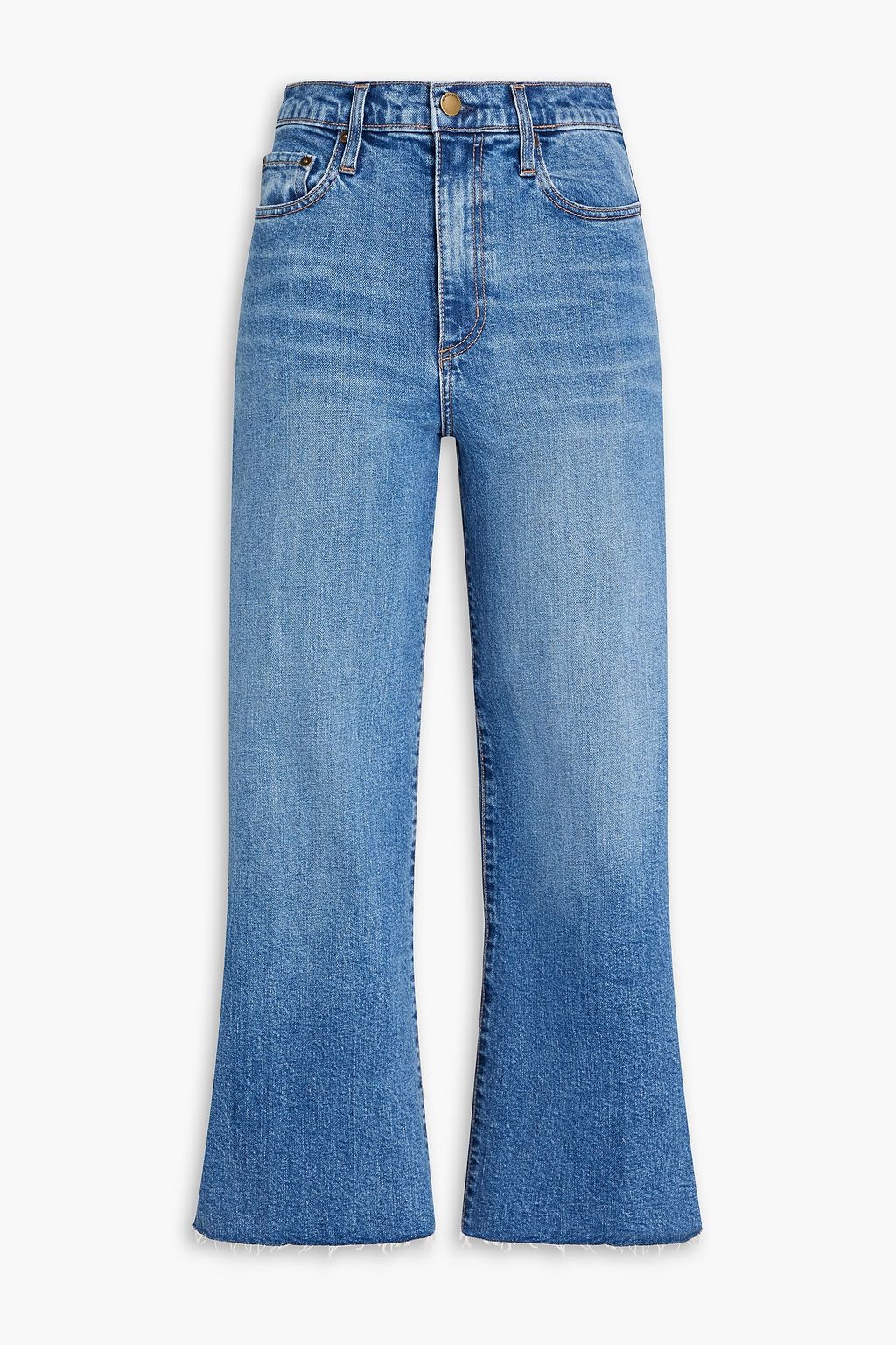 NOBODY DENIM Milla cropped high-rise wide-leg jeans | THE OUTNET