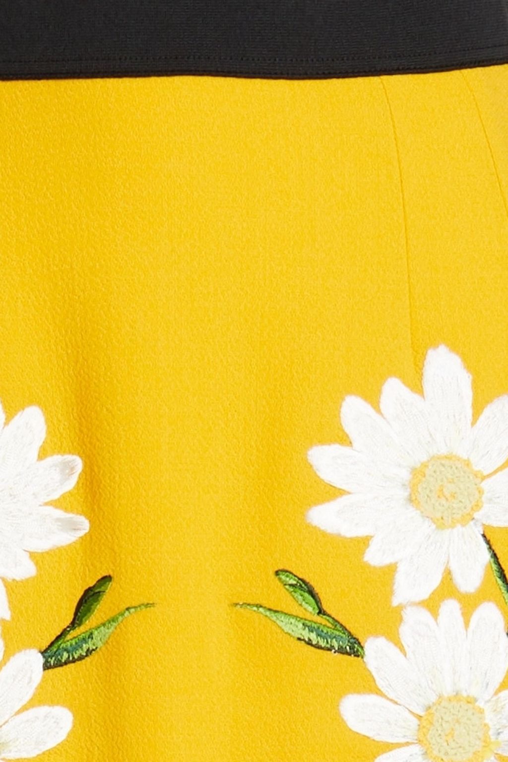 DOLCE&GABBANA تنورة قصيرة من صوف كريب بتصميم مطرّز