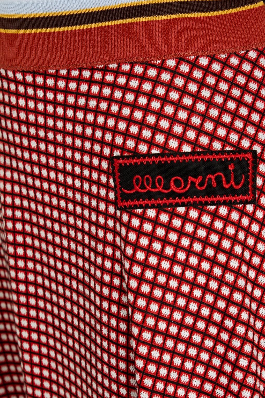 MARNI Jacquard-knit skirt