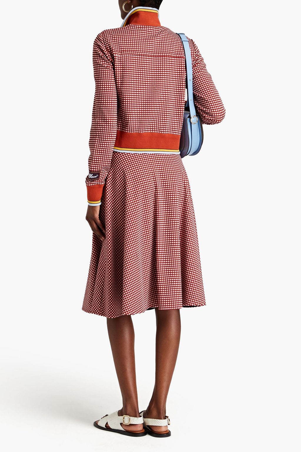 MARNI Jacquard-knit skirt