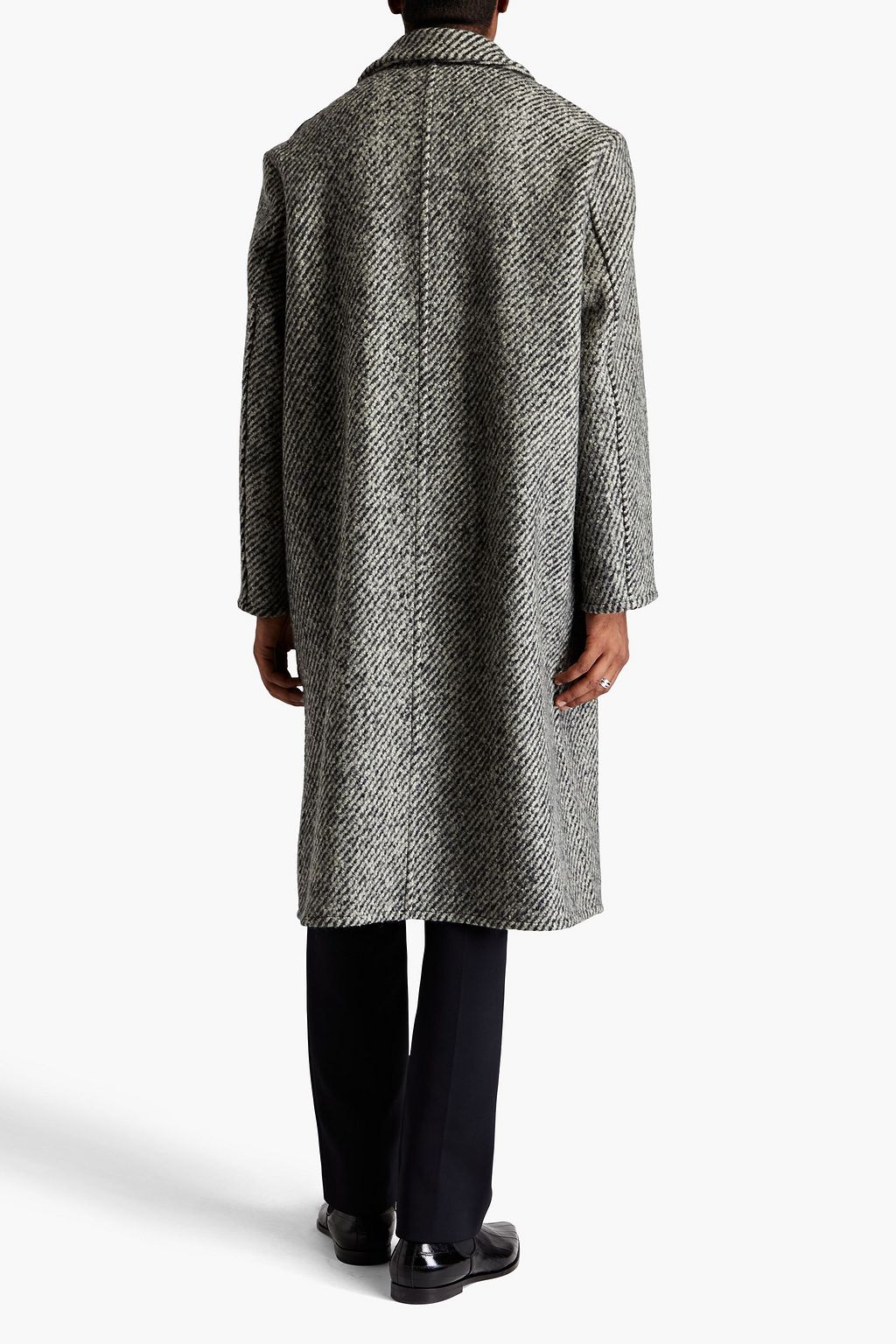 JIL SANDER Wool-blend bouclé coat