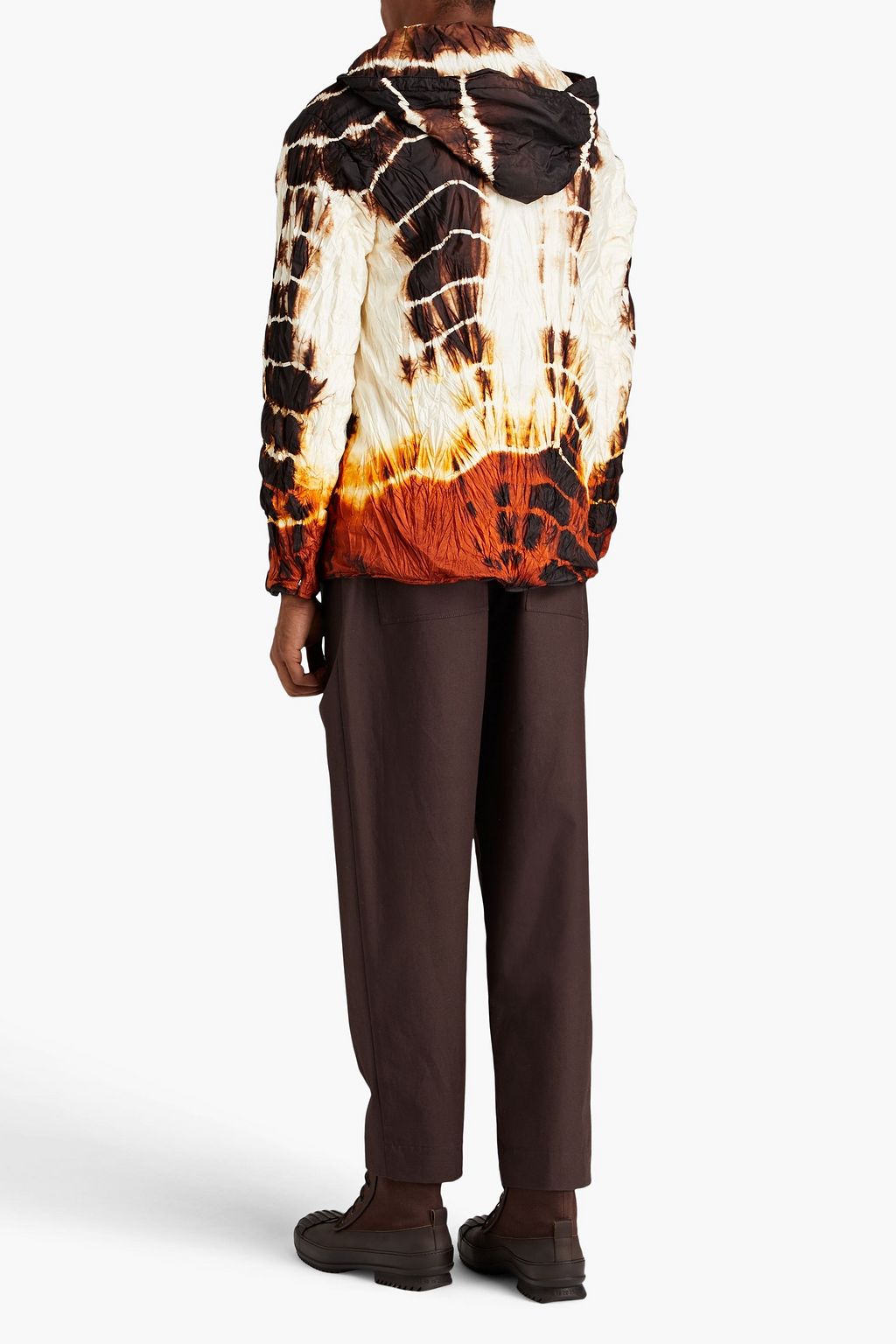 JIL SANDER+ Tie-dyed crinkled shell jacket