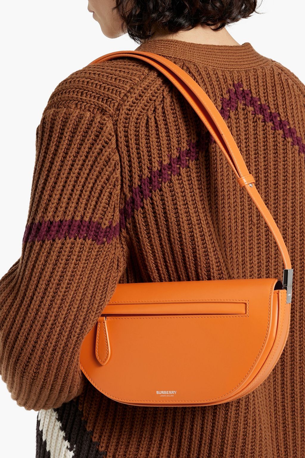 BURBERRY Leather shoulder bag THE