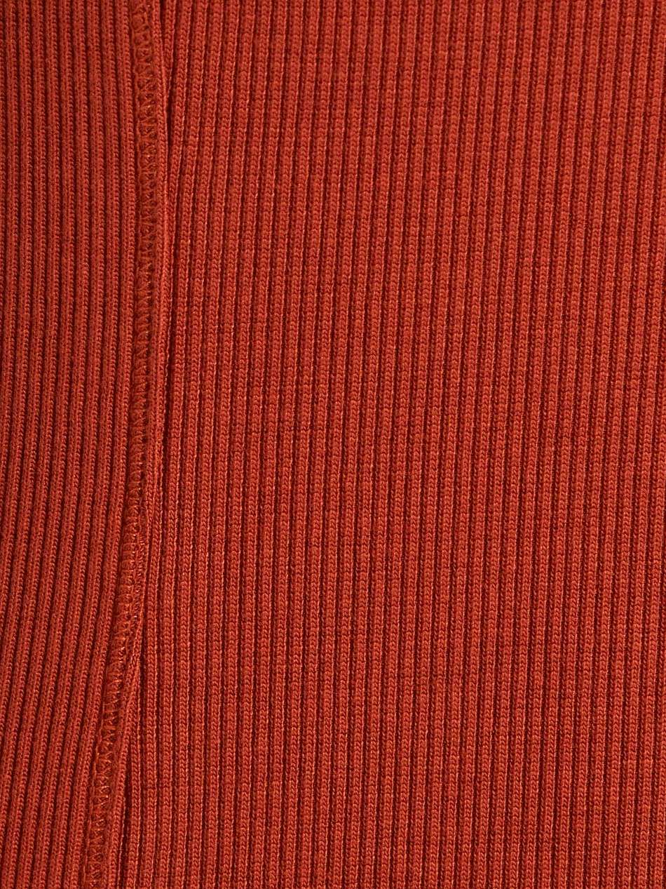 ribbed jersey maxi dress