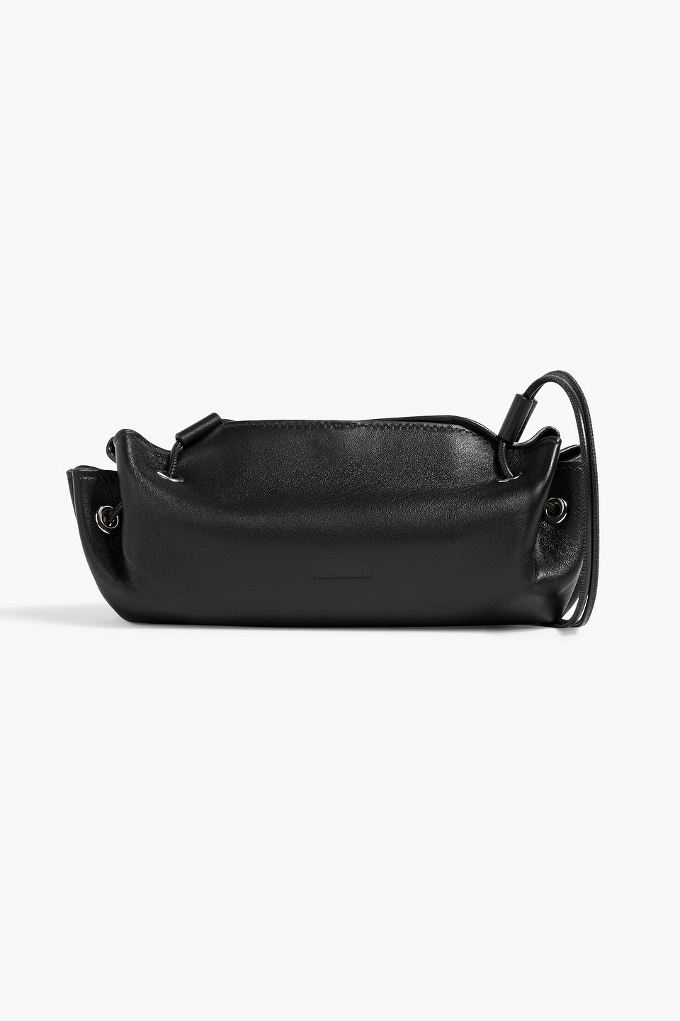 Jil Sander Leather Clutch In Black