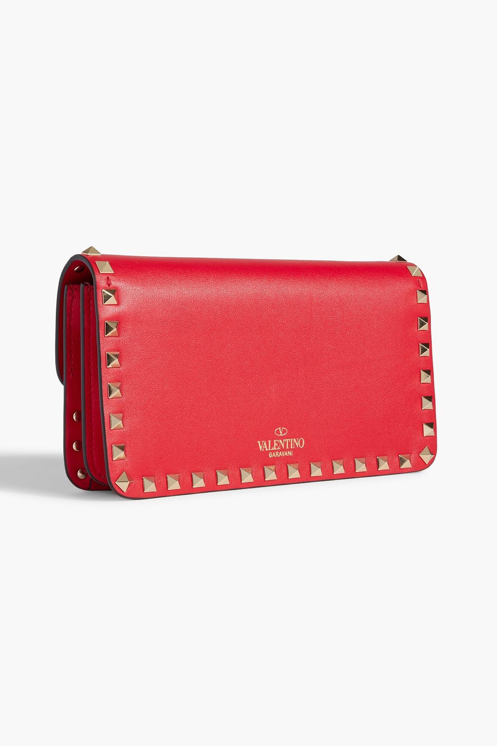 VALENTINO GARAVANI Rockstud leather clutch Sale up to 70 off THE
