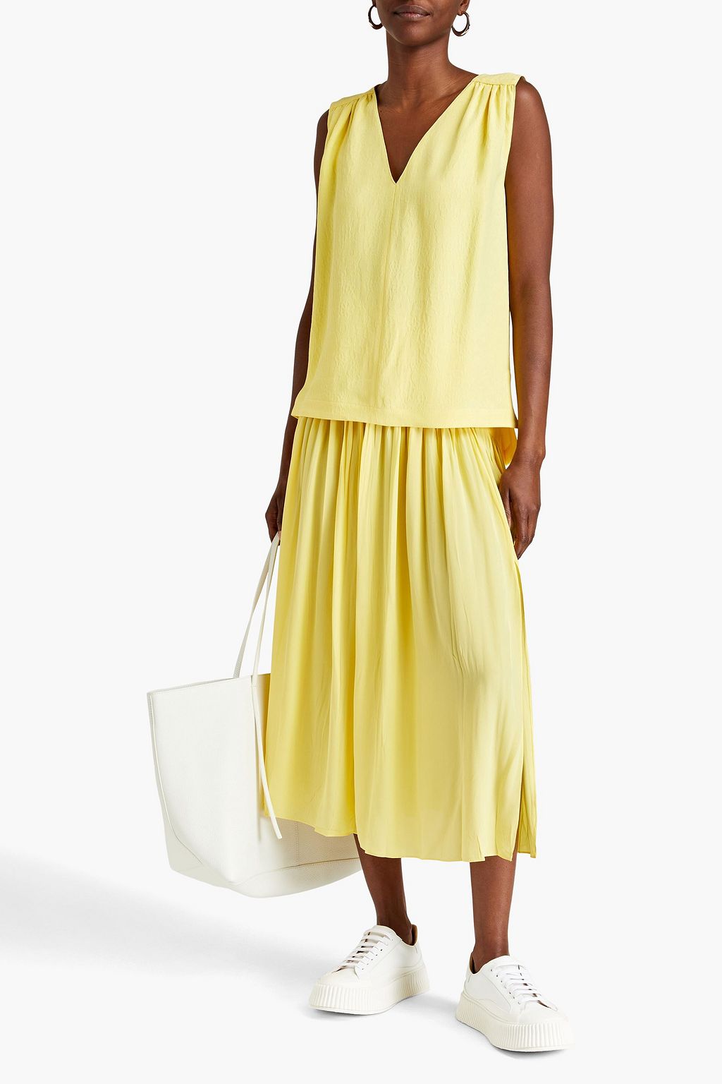 MARNI フローラルジャカード トップス ギャザー入り