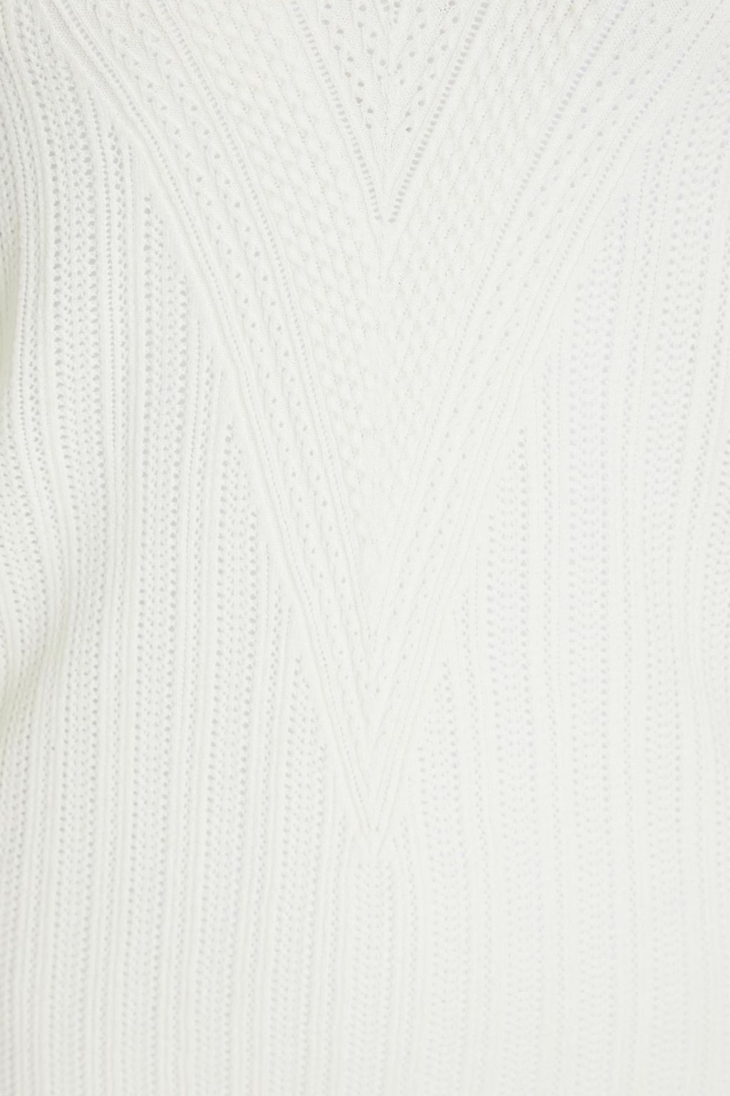 VERONICA BEARD Pointelle-knit sweater