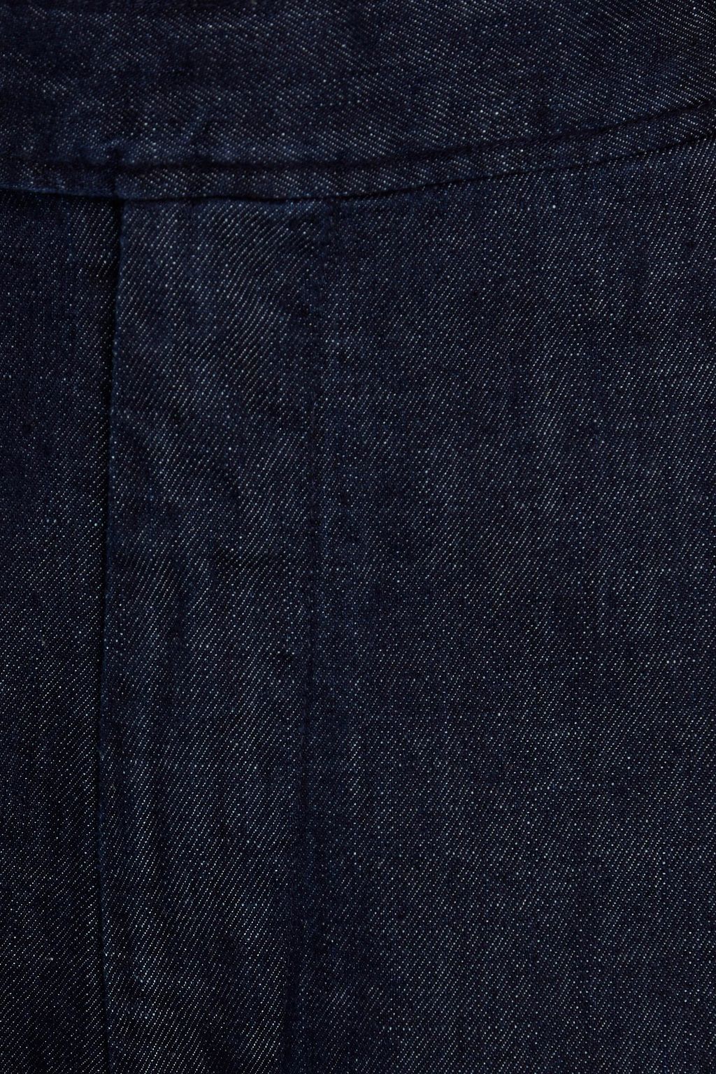 BITE STUDIOS Hose mit weitem Bein aus Baumwoll-Chambray