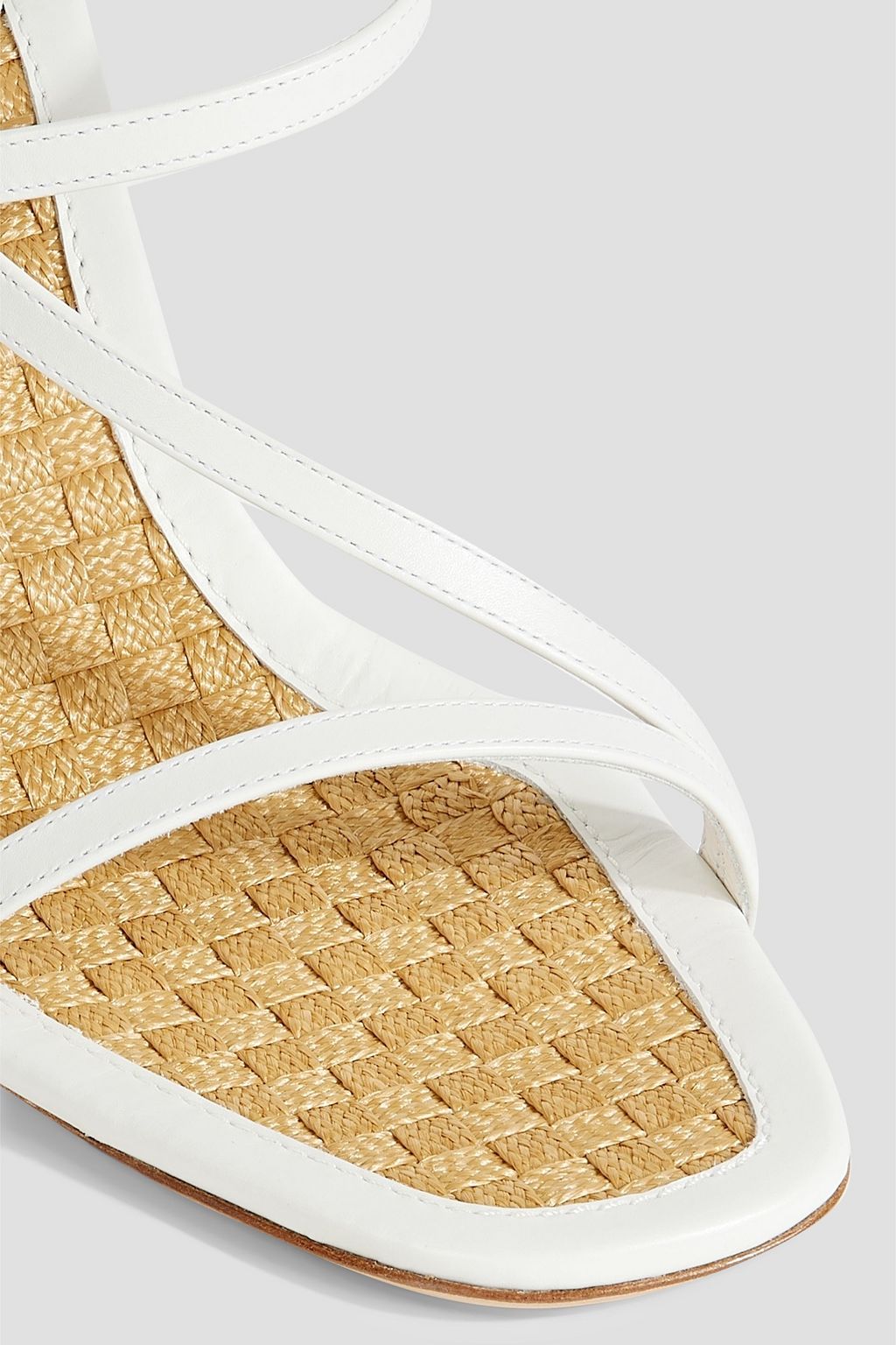 FERRAGAMO Egadi 85 leather sandals