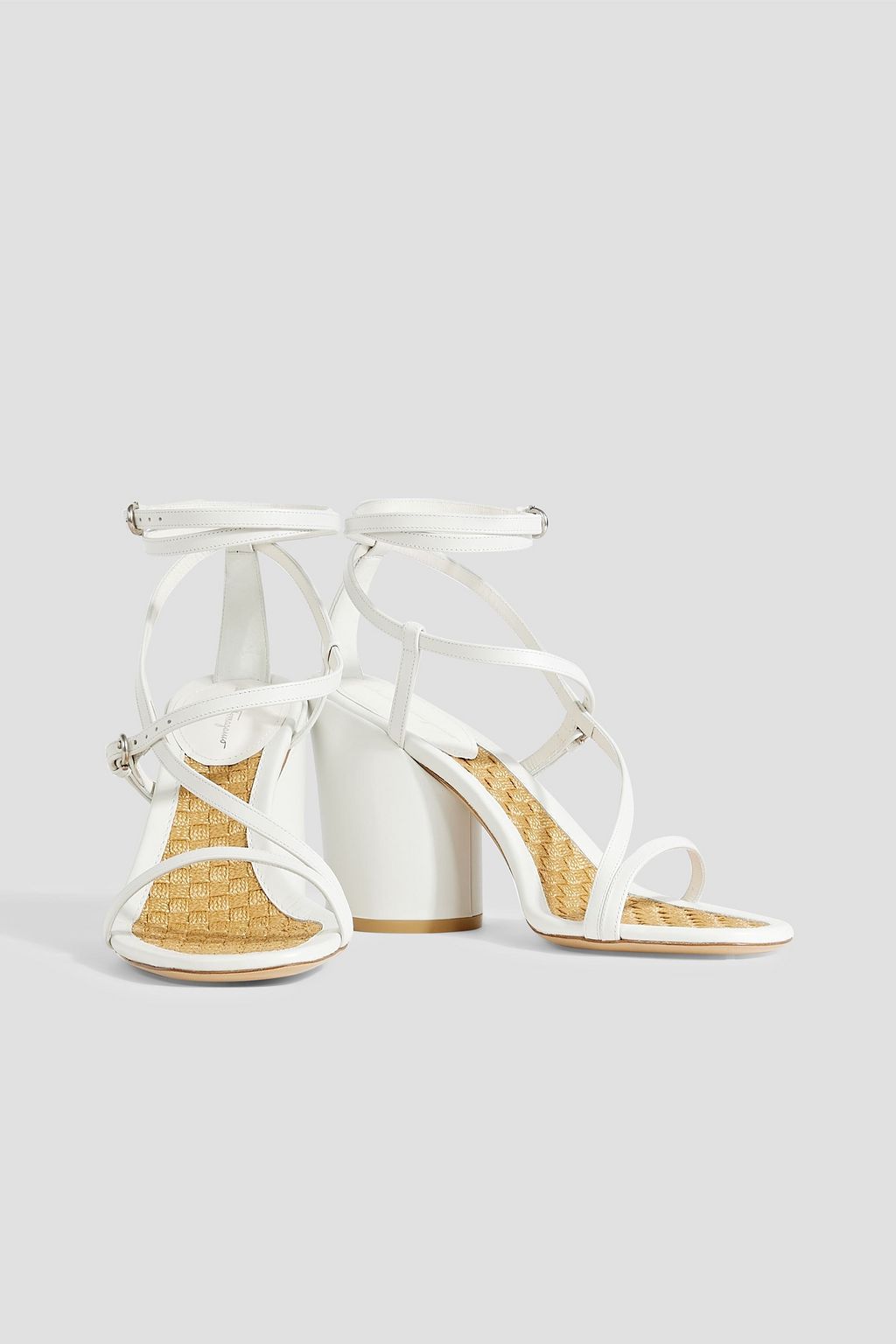FERRAGAMO Egadi 85 leather sandals