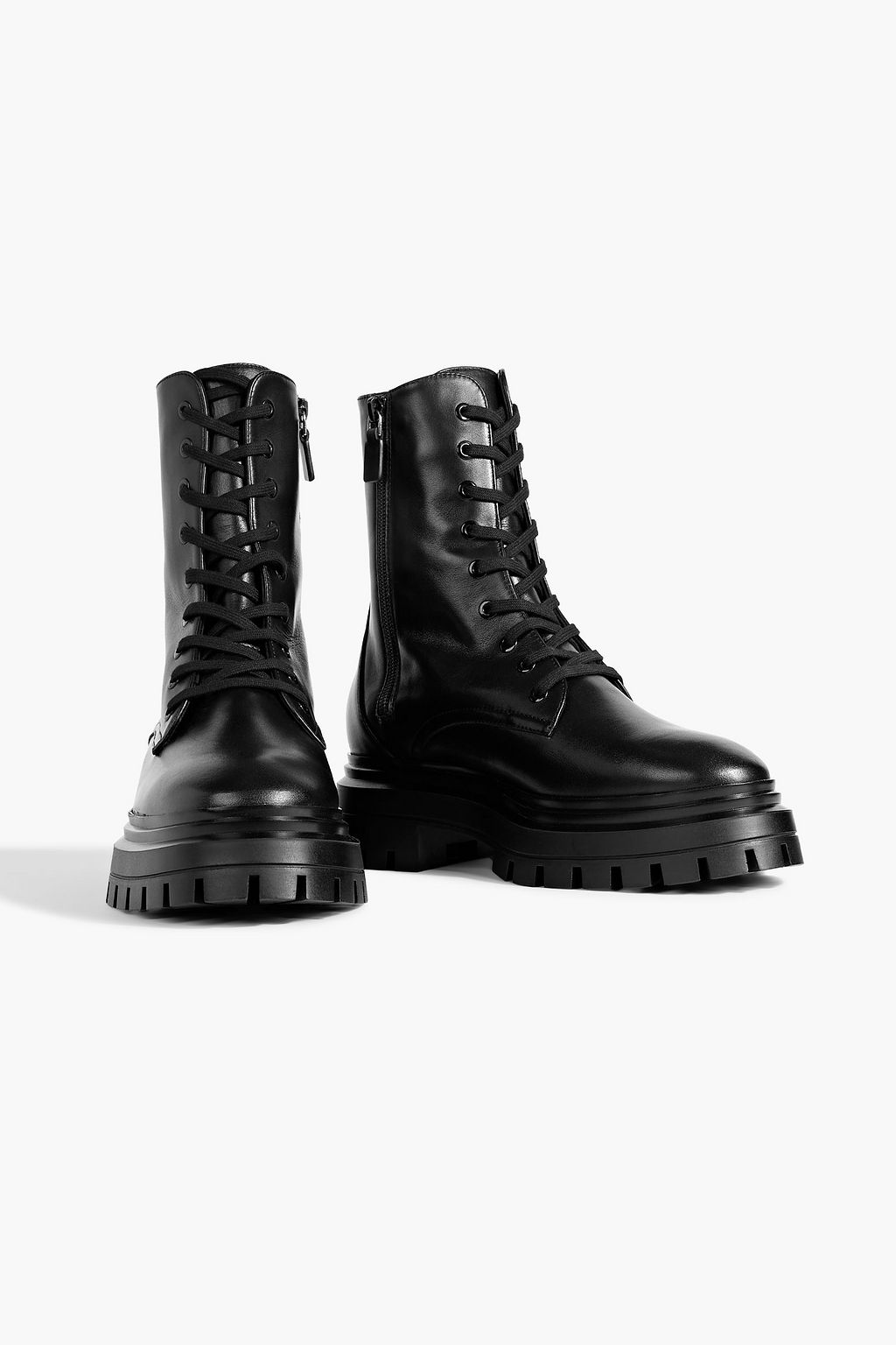 STUART WEITZMAN Leather combat boots