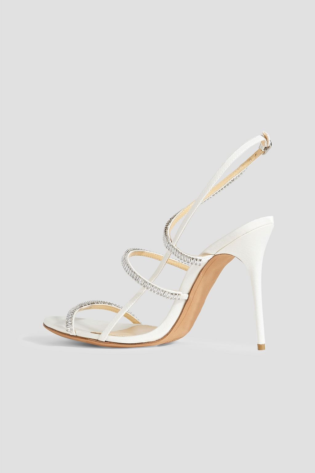 ALEXANDRE BIRMAN 샐리 100 장식 디테일 파유 슬링백 샌들