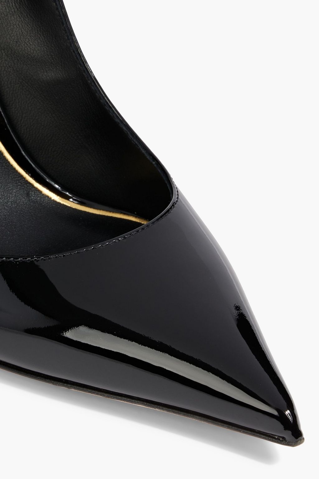 VALENTINO GARAVANI Tan-Go 100 patent-leather pumps