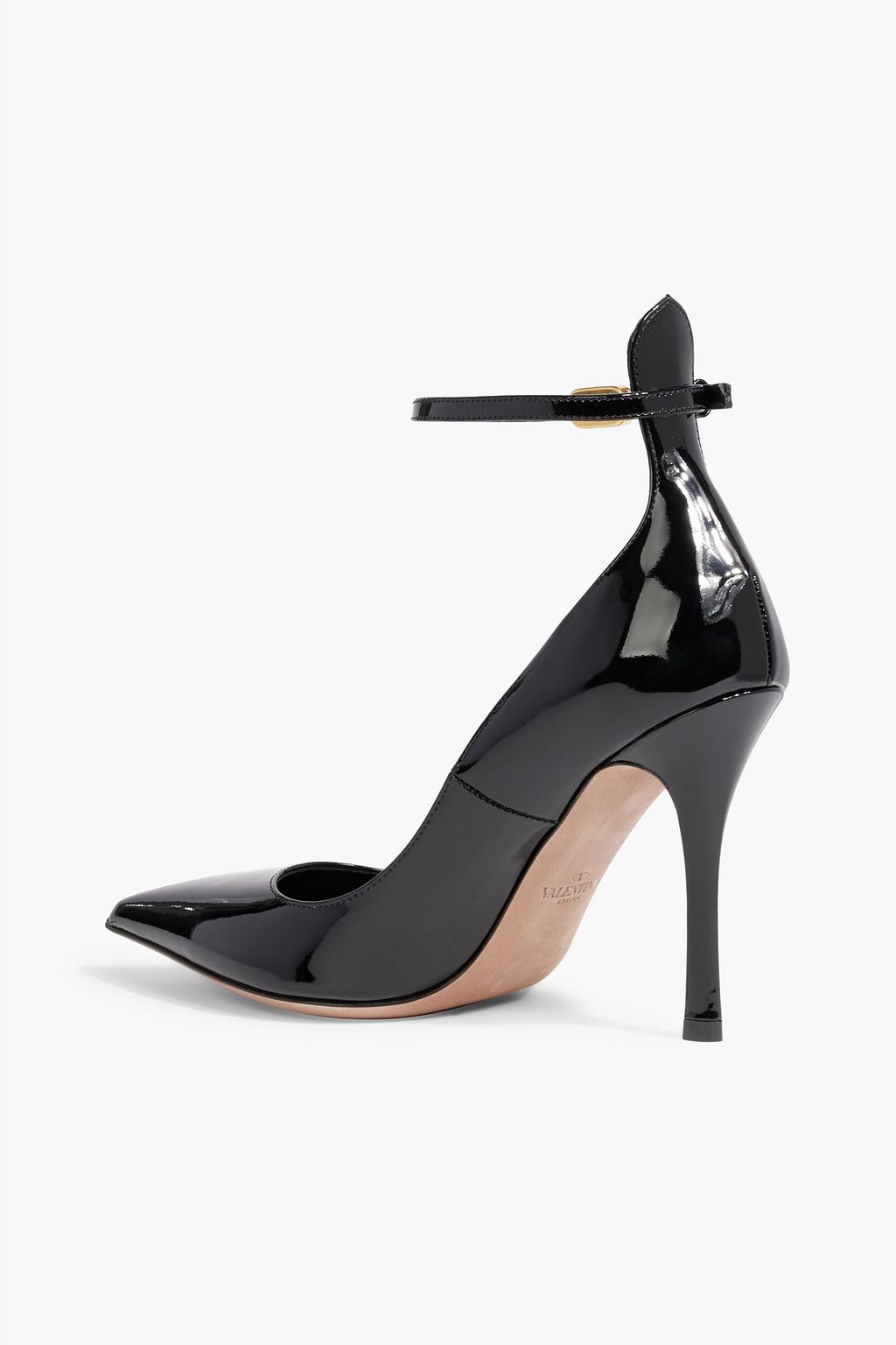 VALENTINO GARAVANI Tan-Go 100 patent-leather pumps