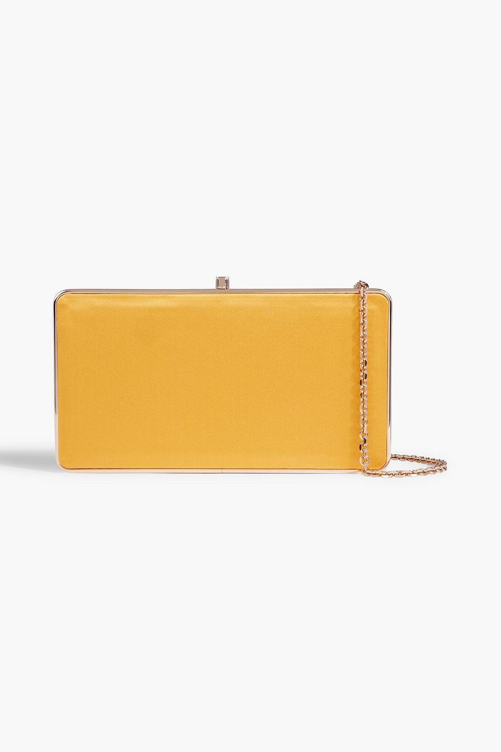 FERRAGAMO Satin box clutch | THE OUTNET