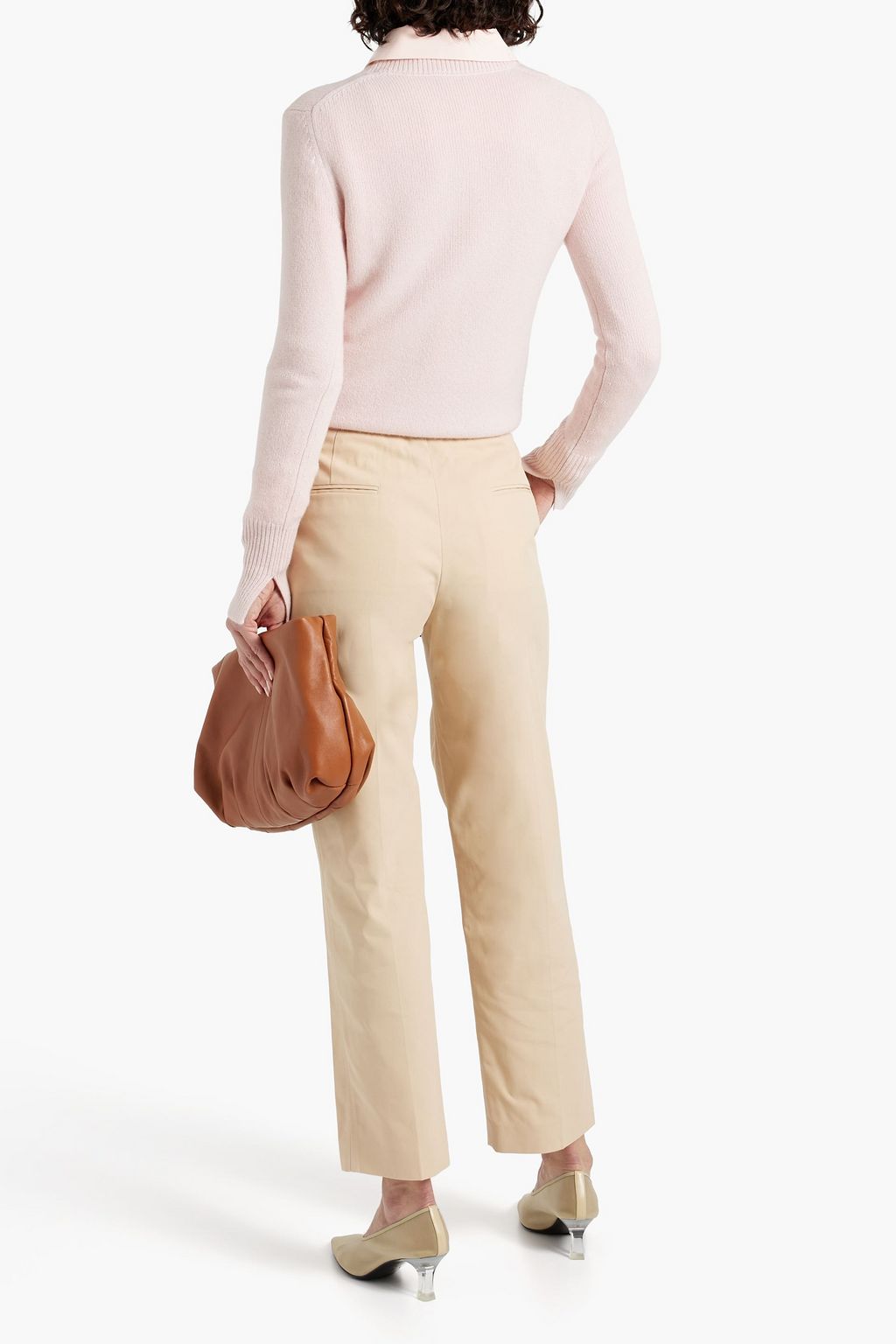 JIL SANDER Cotton-twill straight-leg pants